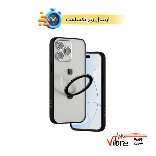 قاب شفاف مگ سیف رینگو آیفون 14 پرومکس مدل MagSafe Ringo Multi-Functional Kickstand Case