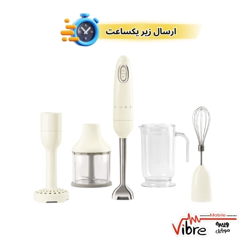 مخلوط کن دستی اورجینال ایتالیایی مدل Smeg Cream Immersion Blender