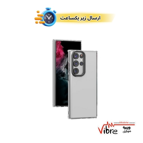 قاب شفاف باریک ضد ضربه برای سامسونگ اس 23 اولترا مدل Clara Metallica for S23 Ultra