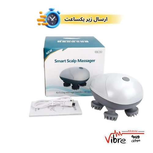 ماساژور برقی قابل حمل سر و ضد استرس مدل OSK-701 Electric Portable Hair Scalp Massager Stress Reliever & Head Massager