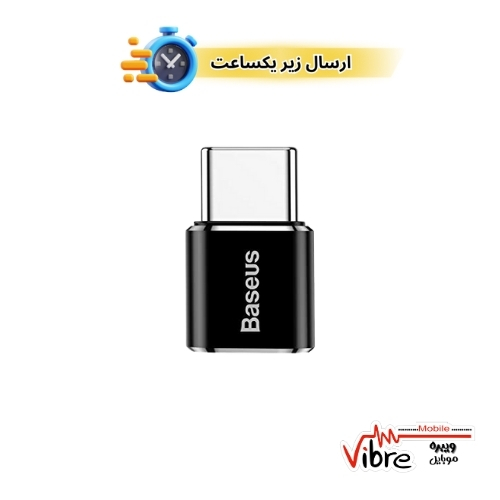 مبدل MicroUSB به Type-C بیسوس مدل Mini Micro female to Type-C male adapter converter CAMOTG-01