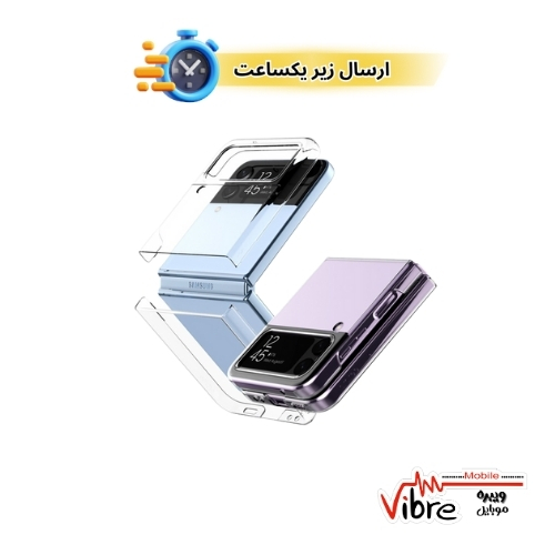 قاب شفاف و محافظ کریستالی گلکسی زد فلیپ 4 مدل ARAREE NUKIN CLEAR CRYSTAL CASE FOR SAMSUNG Z FLIP 4