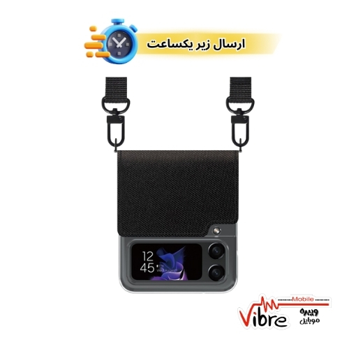 قاب و کیف محافظ به همراه بند آویز به شانه و دور گردن زد فلیپ 4 مدل ARAREE CANVAS DIARY CASE FOR SAMSUNG Z FLIP 4