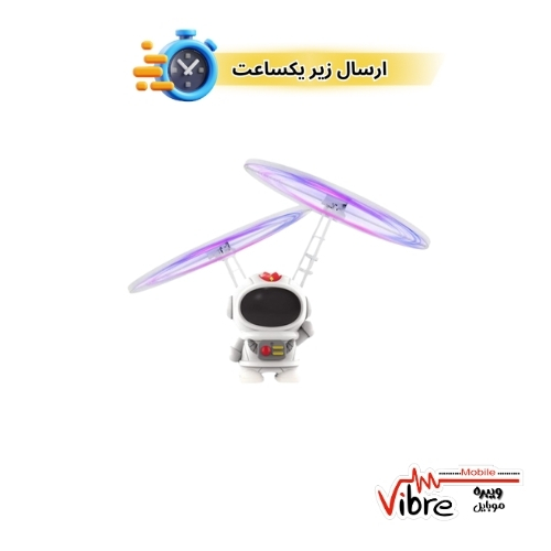 اسباب بازی آدم فضایی با چراغ فلاش LED مناسب کودکان مدل SPACEMAN برند GSX