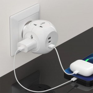 خرید آداپتور گرین لاین مدل GNMPTLAD4W  Green Lion UK Plug with 4way universal socket GNMPTLAD4W