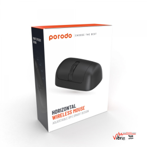 خرید  Porodo Wireless Horizontal Mouse DPI 2000 - Black