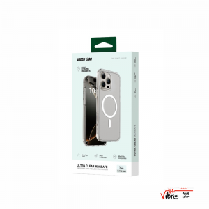 قاب شفاف iPhone 16 Pro Max مگ سیف شارژ برند گرین لاین مدل Green Lion Magsafe Delgado Case