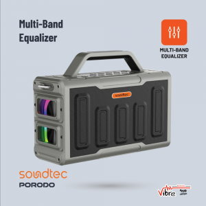 اسپیکر بلوتوثی پرودو مدلPorodo Soundtec Surge 2.2 Channel Party Speaker