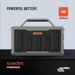 اسپیکر بلوتوثی پرودو مدلPorodo Soundtec Surge 2.2 Channel Party Speaker