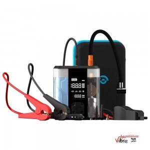 جامپ استارتر پاورلوژی مدل JS8800 با کمپرسور باد و ظرفیت 8800mAh
