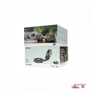 اجاق کمپینگ تاشو دو شعله گرین لاین مدل Green Lion Twin Flame Foldable Camping Stove - Green