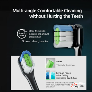 مسواک برقی هوشمند هوآوی مدل Lebooo Electric Sonic Toothbrush Star Diamond با فناوری صوتی و اتصال به اپلیکیشن