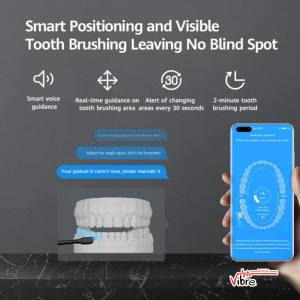 مسواک برقی هوشمند هوآوی مدل Lebooo Electric Sonic Toothbrush Star Diamond با فناوری صوتی و اتصال به اپلیکیشن