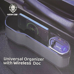 نظم دهنده خودرو گرین لاین مدل Green Lion Wireless Doc با قابلیت شارژ بی سیم و طراحی  چند منظوره