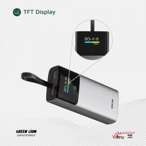 پاوربانک گرین لاین مدل Green Lion Voltix 10000mAh با شارژ سریع 20 PD و طراحی کامپکت
