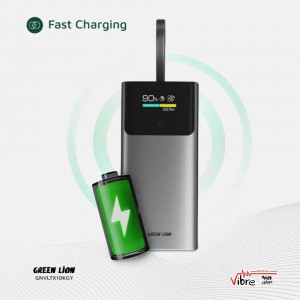 پاوربانک گرین لاین مدل Green Lion Voltix 10000mAh با شارژ سریع 20 PD و طراحی کامپکت