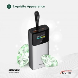 پاوربانک گرین لاین مدل Green Lion Voltix 10000mAh با شارژ سریع 20 PD و طراحی کامپکت