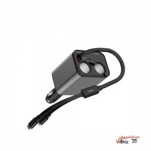 شارژر فندکی فست شارژ 90 وات مولتی پورت گرین لاین مدل Green Lion Multiport 90W Car Charger - Black