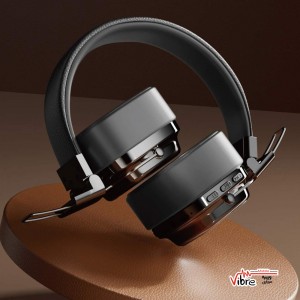 هدفون بی‌ سیم پرودو مدل Porodo Soundtec Vintage Wireless ENC Headphone