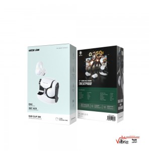 ایربادز 360 گرین لاین مدل Green Lion Ear Clip 360 Wireless Earbuds - White