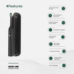 مسواک برقی گرین لاین مدل Green Lion Smart Brush 60° Ultrawide