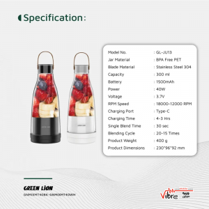 آبمیوه گیر 300 میلی لیتری میکس میت گرین Green lion Mixmate Juicer 300ML