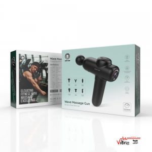 ماساژور تفنگی گرین لاین مدلGreen Lion Wave Massager Gun - Black
