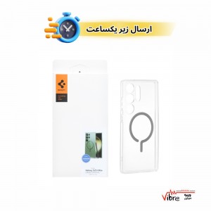 قاب Spigen اورجینال شفاف MagSafe محافظ لنز دار مدل Samsung Galaxy S25 Ultra (پک دار)