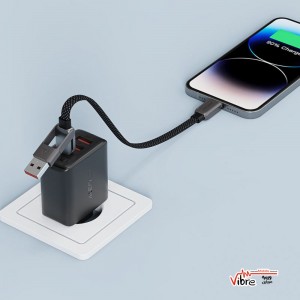 کابل شارژ و انتقال داده مدل ACEFAST C13-05 USB-A / USB-C to USB-C charging data cable