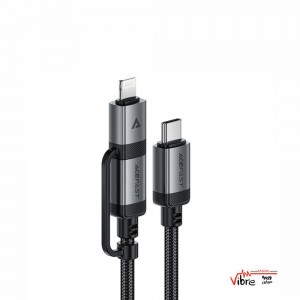 کابل شارژ و انتقال داده مدل Charging Data Cable C20-01 USB-C to Lightning / USB-C