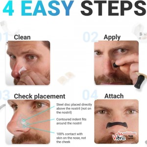 نوار بینی مغناطیسی ضد خروپف مدل Magnetic Nasal Strip-Anti Snoring 