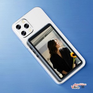 مانیتور سلفی بی‌سیم مدل Magnetic Selfie Screen GunMetall