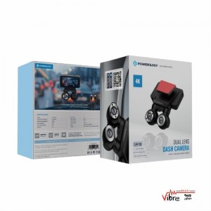 دوربین ثبت وقایع خودرو دو دوربین پاورولوژی مدل Powerology Dual Lens Dash Camera