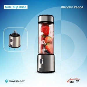 مخلوط‌کن و جویسر قابل حمل پاورولوجی مدل Powerology 6 Blades Portable