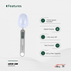 ترازو قاشق دیجیتال گرین لاین مدل Green lion Digital Spoon Scale