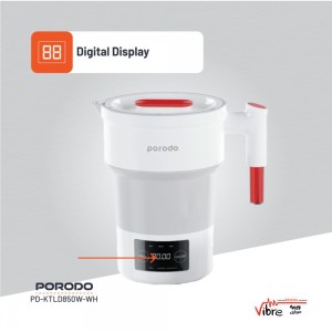 کتری برقی تاشو پرودو مدل Porodo Lifestyle Portable Folding Electric Kettle
