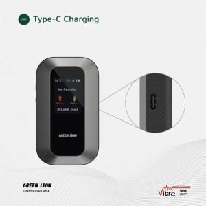 روتر قابل حمل 4G LTE گرین لاین مدل Green Lion Portable Mifi Router