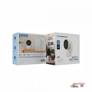 دوربین تحت شبکه پاورولوژی مدل Powerology Indoor PTZ Smart Camera - White