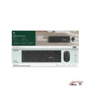 ست کیبورد و موس بی سیم گرین‌لاین مدل Green Lion GKM-200 Wireless Combo Keyboard and Mouse