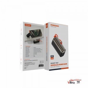 پاوربانک پرودو ۱۰۰۰۰mAh مدل Pocket-Volt — Porodo Pocket-Volt 10000mAh Power Bank
