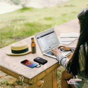 مودم جیبی 4G LTE پرودو با WiFi6 و پاوربانک مدل  10000mAh – Porodo 4G LTE WiFi6 Pocket Router
