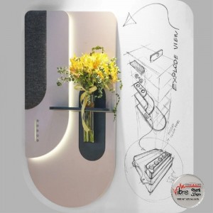 ملودی فریم V1 | Melody Frame V1 (قاب دیواری هوشمند با اسپیکر و نورپردازی)