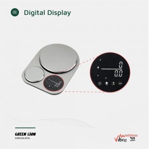 ترازوی آشپزخانه دوکاره گرین لاین مدلGreen Lion Dual Kitchen Scale - Silver