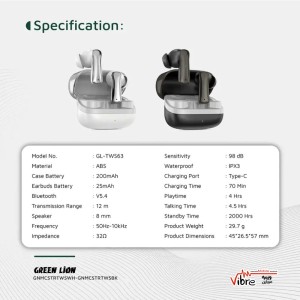خرید و قیمتهندزفری بلوتوث گرین لاین مدل Green Lion Manchester True Wireless Earbuds