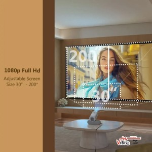 پروژکتور هوشمند فول‌اچ‌دی پرودو مدل Porodo Lumacast Smart Full HD Projector7