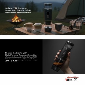 اسپرسوساز قابل حمل LePresso مدل 4in1 - مشکی