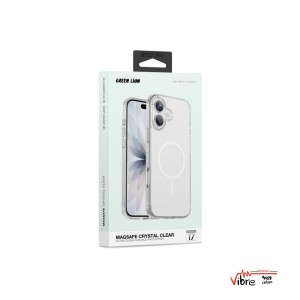 قاب شفاف مگ‌سیف گرین‌لاین مدل Crystal Shield مناسب آیفون 17