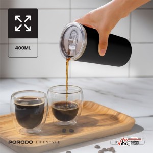 ماگ دوجداره همزن اتومات پرودو مدل Porodo Auto-Stirring Insulated Mug 400ML
