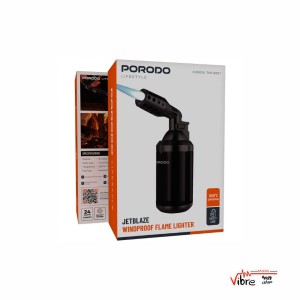 فندک شعله‌ای ضد باد جت‌بلیز پرودو مدل Porodo Jetblaze Windproof Flame Lighter
