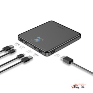 پاوربانک Powerology VoltStream 20000mAh (شارژ سریع 100W) – مشکی